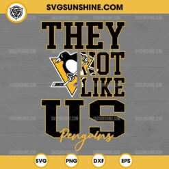 They Not Like Us Pittsburgh Penguins SVG, They Not Like Us Hockey NHL SVG