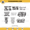 They Not Like Us SVG Bundle, Hip Hop Rapper SVG