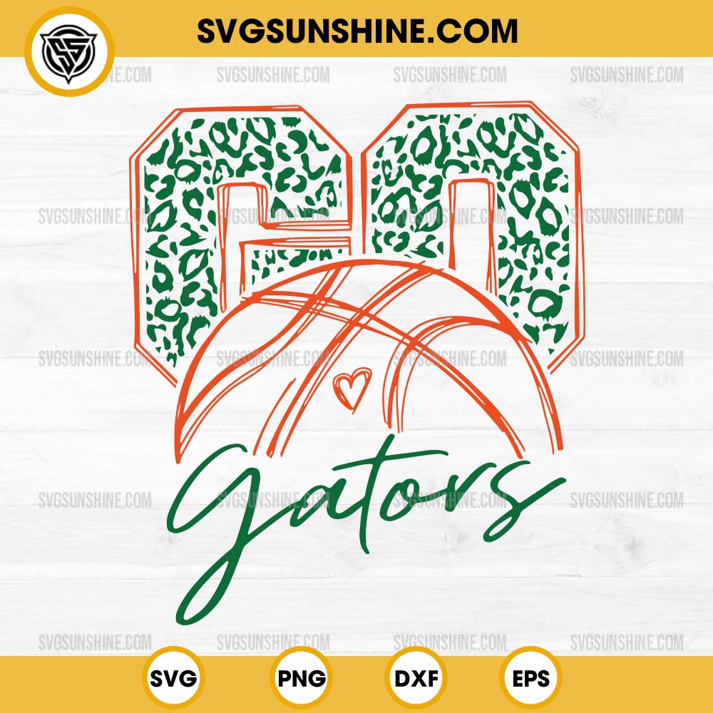 Leopard Go Gators Basketball SVG, Go Gators SVG Leopard Go Gators Basketball SVG, Go Gators SVG