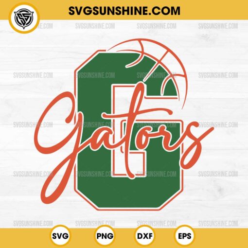 Florida Gators Basketball SVG, Go Gators Basketball SVG