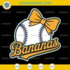 Baseball Bananas SVG, Savannah Bananas Baseball SVG