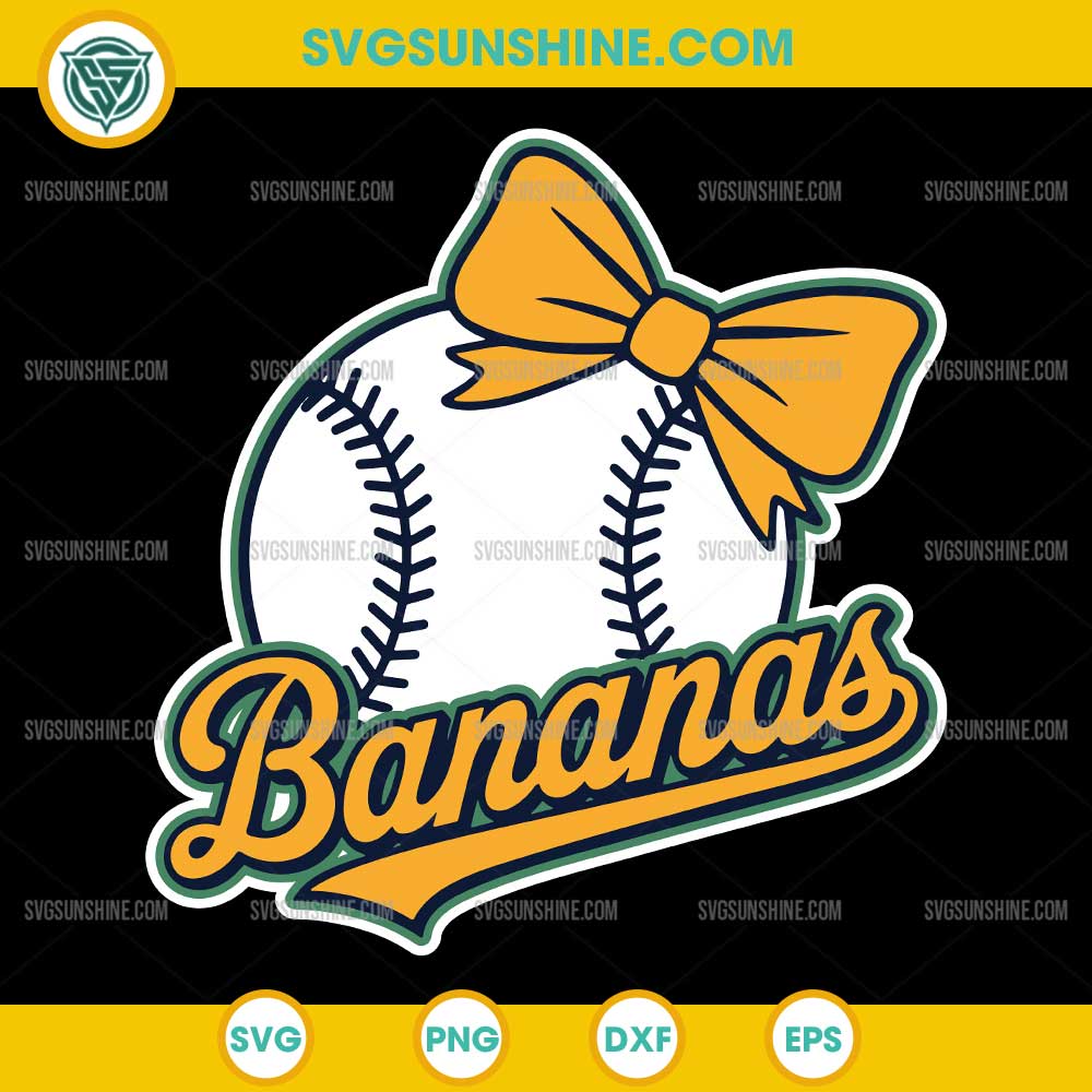 Baseball Bananas SVG, Savannah Bananas Baseball SVG Baseball Bananas SVG, Savannah Bananas Baseball SVG