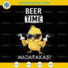 Beer Time Madafakas SVG, Funny Chicken Beer SVG
