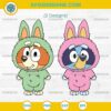 Bluey Labubu SVG, Bluey Bingo Labubu SVG, Bluey And Bingo SVG PNG