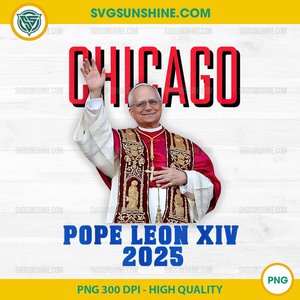 Chicago Pope Leo XIV 2025 PNG, Chicago’s First American Pope PNG Chicago Pope Leo XIV 2025 PNG, Chicago’s First American Pope PNG