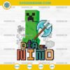 DIA DEL NIÑO MINECRAFT SVG, Minecraft Creeper SVG