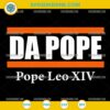 Da Pope SVG, Chicago Pope Leo XIV SVG, Cardinal Robert Prevost SVG