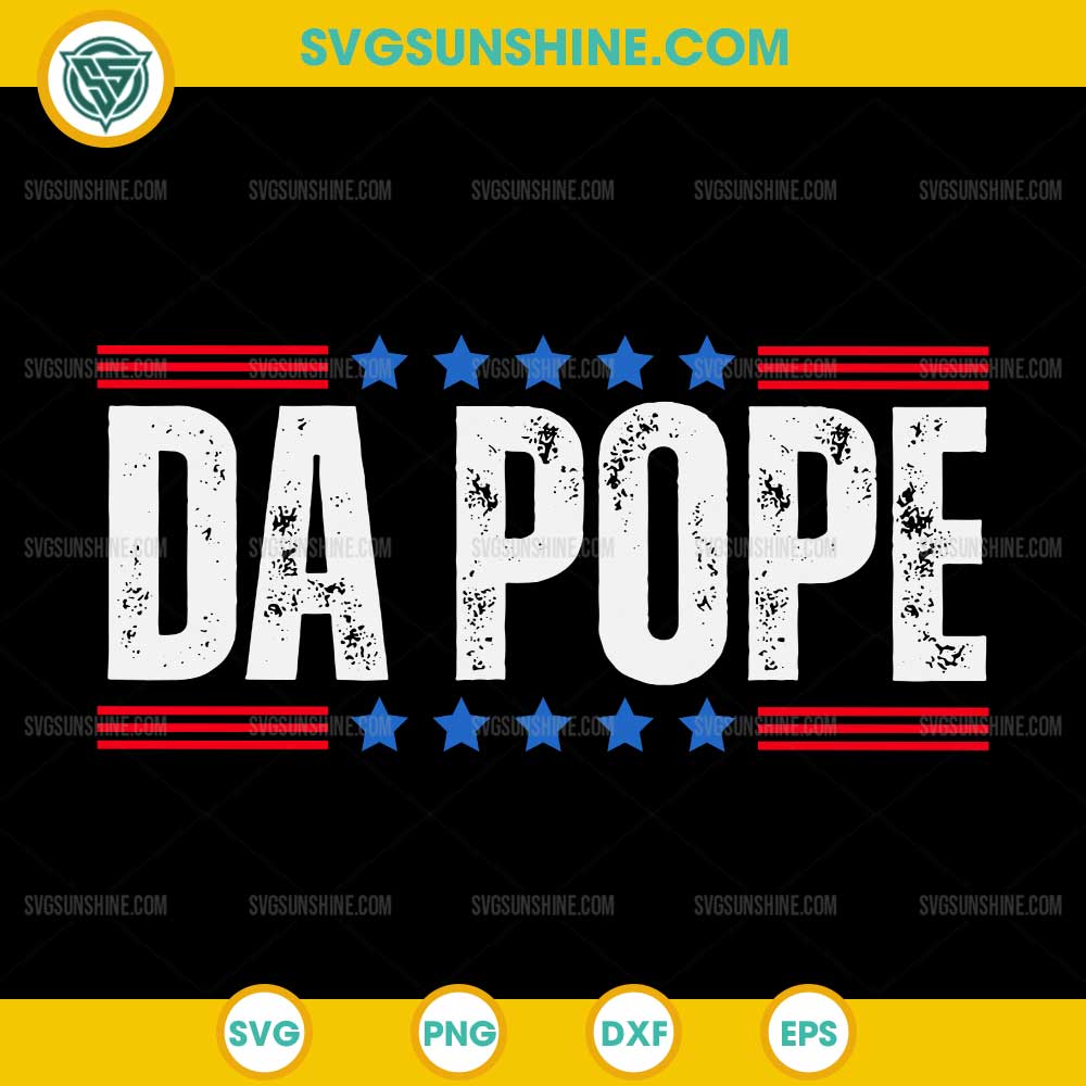 Da Pope SVG PNG, Pope Leo XIV SVG Da Pope SVG PNG, Pope Leo XIV SVG