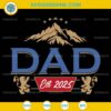 Dad Est 2025 SVG, The Cool Dad SVG, Fathers Day SVG