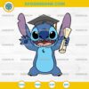 Disney Stitch Graduation Hat SVG, Graduation Stitch Senior SVG