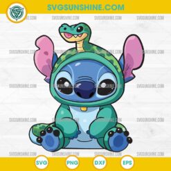 Disney Stitch Snake SVG, Cute Stitch SVG