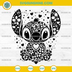 Floral Stitch SVG, Stitch Mandala SVG, Stitch SVG