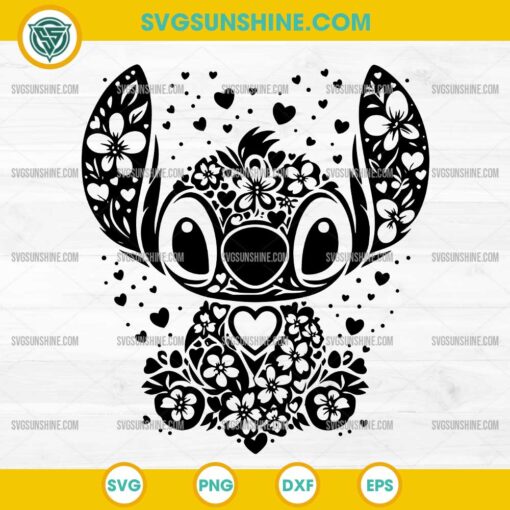Floral Stitch SVG, Stitch Mandala SVG, Stitch SVG