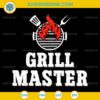 Grill Master SVG, Outdoor BBQ SVG, Barbecue SVG, Grilling SVG, Grill Father SVG