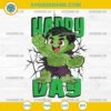 HAPPY DAY HULK SVG, HULK AVENGERS SVG