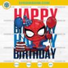 Happy Birthday Spiderman SVG, Spiderman Chibi SVG