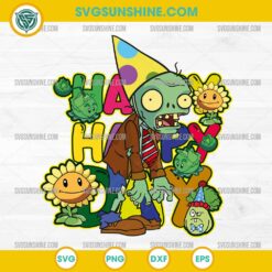 Happy Day Plants vs Zombies SVG PNG