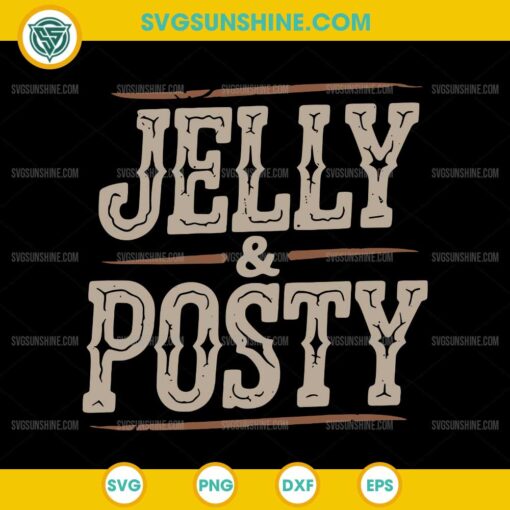 Jelly And Posty SVG, Jelly Roll And Post Malone SVG, Country Music SVG