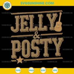Jelly And Posty SVG, Jelly Roll Post Malone SVG, Country Music Tour SVG