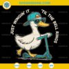 Just Wingin' It 'Till The Bell Rings SVG, Funny Goose Teacher SVG