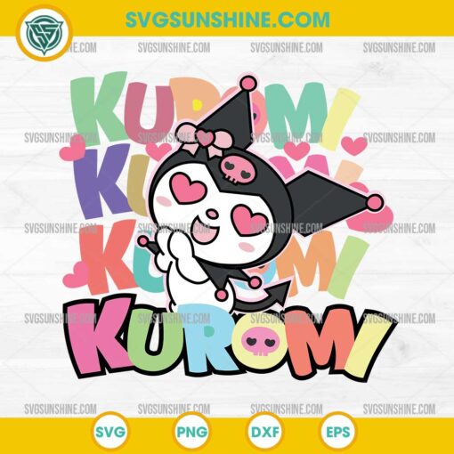 Kuromi Love Heart SVG, Kuromi SVG PNG EPS DXF