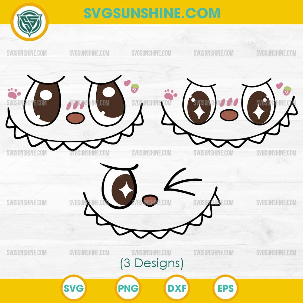 Labubu Face SVG, Labubu SVG, Cute Labubu SVG PNG DXF EPS Labubu Face SVG, Labubu SVG, Cute Labubu SVG PNG DXF EPS
