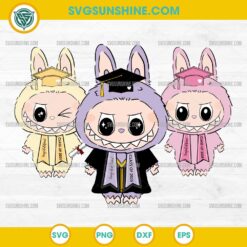 Labubu Class Of 2025 SVG, Labubu Graduation SVG, Labubu Graduation Cap SVG