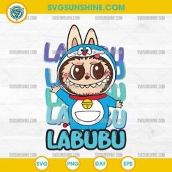 Labubu Doraemon SVG, Labubu SVG, Cartoon Doraemon SVG