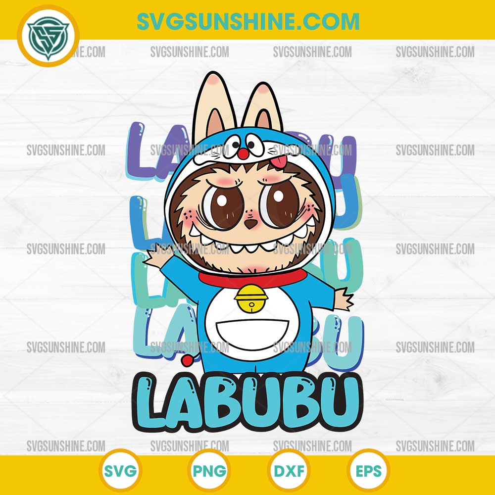 Labubu Doraemon SVG, Labubu SVG, Cartoon Doraemon SVG Labubu Doraemon SVG, Labubu SVG, Cartoon Doraemon SVG