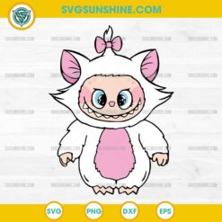 Labubu Marie Aristocats SVG PNG Clipart, Marie Cat SVG, Funny Labubu SVG