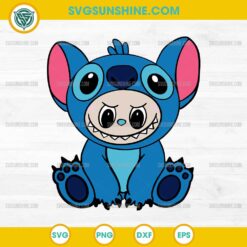 Labubu Stitch SVG, Labubu SVG, Stitch SVG