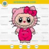 Pink Labubu Hello Kitty SVG PNG File