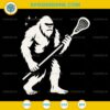 Lacrosse Bigfoot SVG, Bigfoot Playing Lacrosse SVG