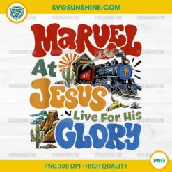 Marvel At Jesus Live For His Glory PNG, Wonder Junction PNG, VBS 2025 PNG, Train Christian Summer Camp PNG