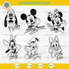 Mickey and Friends SVG Bundle, Mickey Mouse And Friends Signature SVG, Disney Characters Signatures SVG