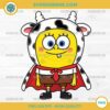 Milk Cow SpongeBob SVG, SpongeBob SquarePants SVG