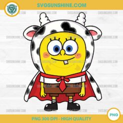 Milk Cow SpongeBob SVG, SpongeBob SquarePants SVG