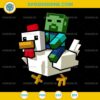 Minecraft Chicken Jockey SVG PNG DXF EPS