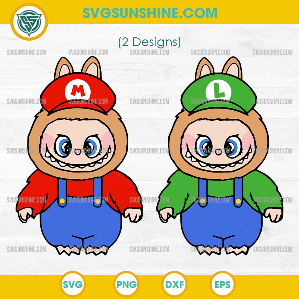 Super Mario Labubu SVG, Labubu Mario Bros SVG, Labubu Mario And Luigi SVG Super Mario Labubu SVG, Labubu Mario Bros SVG, Labubu Mario And Luigi SVG