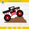 Monster Truck SVG, Truck SVG, Skull Monster Truck SVG