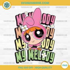 My Melody Blossom SVG, My Melody The Powerpuff Girls SVG