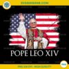 New Pope Leo XIV PNG, Robert Prevost American Flag PNG