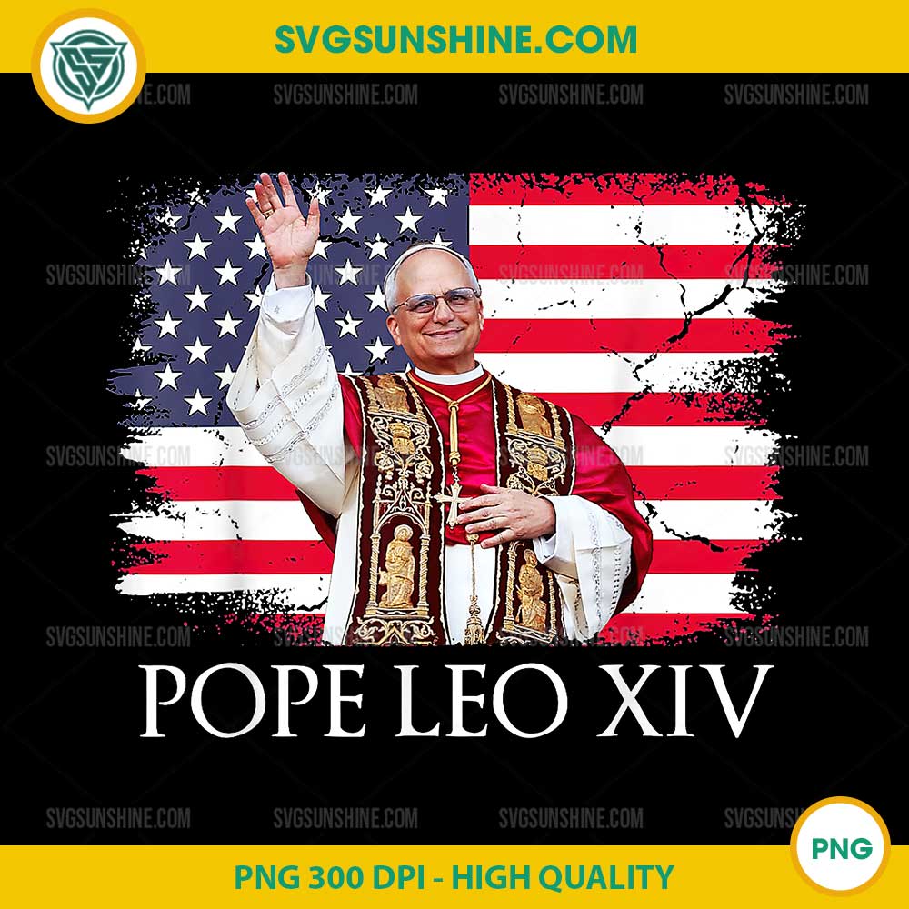 New Pope Leo XIV PNG, Robert Prevost American Flag PNG New Pope Leo XIV PNG, Robert Prevost American Flag PNG