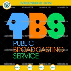 PBS Public Broadcasting Service SVG, 80s Nostalgia SVG