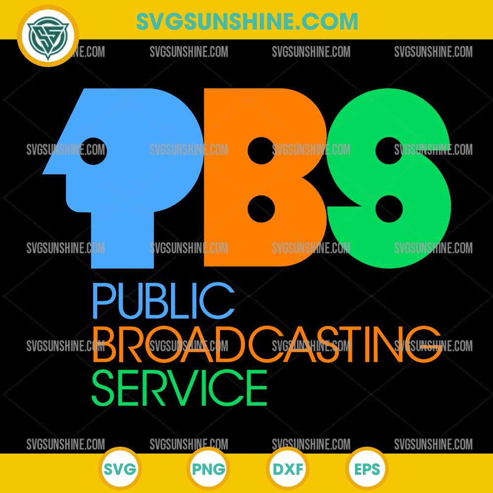 PBS Public Broadcasting Service SVG, 80s Nostalgia SVG PBS Public Broadcasting Service SVG, 80s Nostalgia SVG