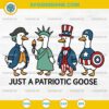 Patriotic Goose SVG, 4th of July SVG, Silly Goose America SVG, Fourth of July SVG