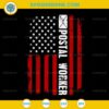 Patriotic Postal Worker American Flag SVG, 4th Of July Mailman SVG