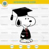 Peanuts Snoopy Graduation SVG, Snoopy Graduate SVG, Graduation Cap SVG