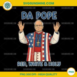 Pope Leo XIV Red White Holy PNG, Da Pope From America Chicago Pope Leo XIV PNG