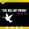 Pope Leo XIV SVG, Evil Will Not Prevail Quote SVG